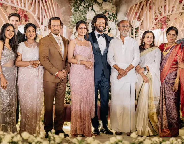 Arjun Daughter Aishwarya Arjun Wedding Reception